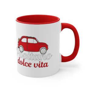 Positano Dolce Vita Accent Coffee Mug, 11oz