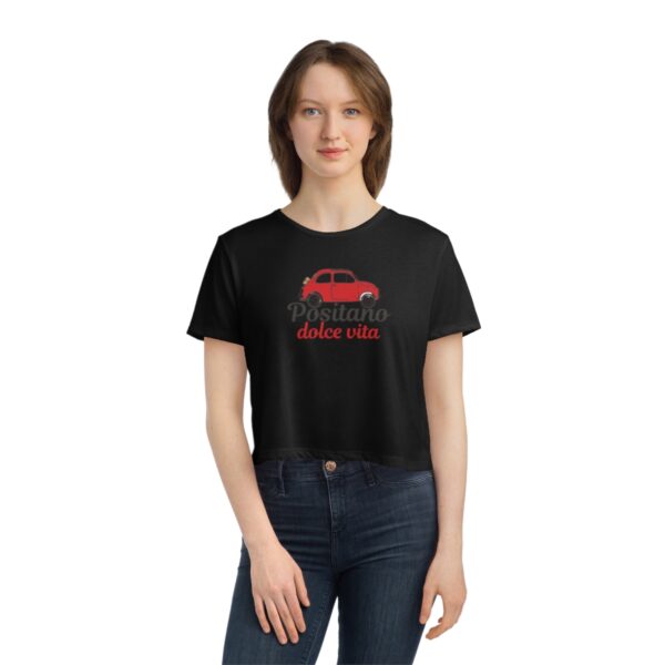 Positano Dolce Vita Women's Flowy Cropped Tee - immagine 12