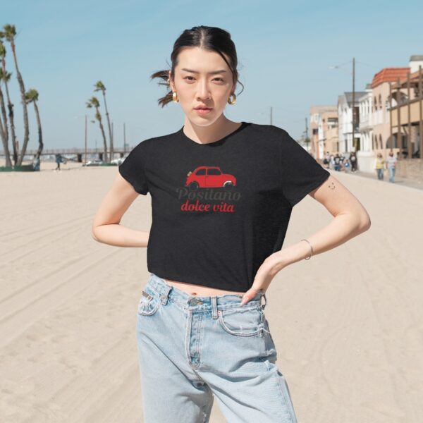 Positano Dolce Vita Women's Flowy Cropped Tee - immagine 19