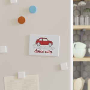 Positano Dolce Vita Button Magnet, Rectangle (1 & 10 pcs)