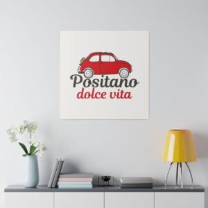 Positano Dolce Vita Matte Canvas, Stretched